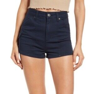 BDG Urban Outfitters Cargo Short Hot Pants M Navy Blue Utility Casual B15